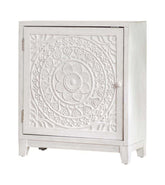 Hand Carved Solid wood Sideboard Buffet White